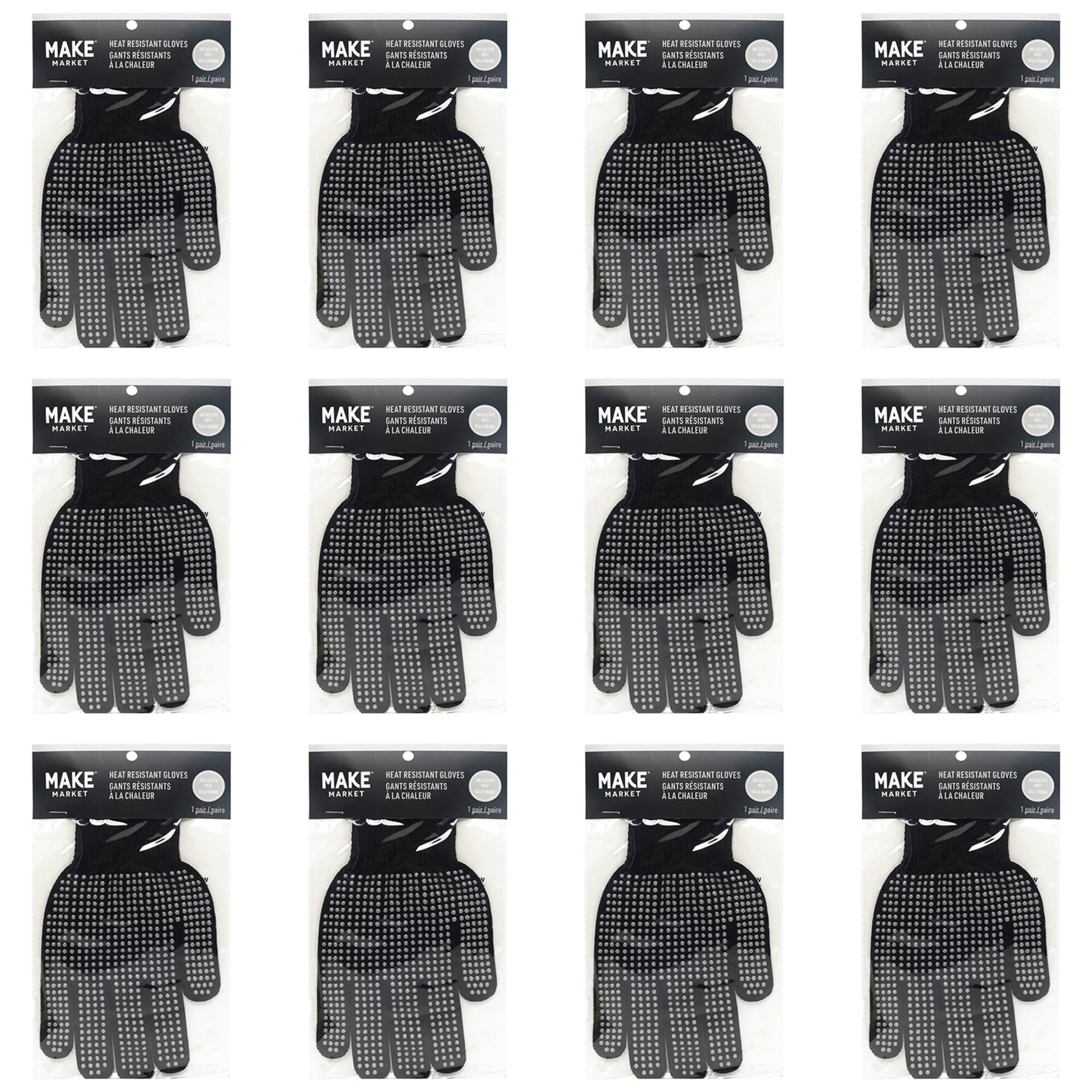12 Pack: Heat-Resistant Gloves by Make Market®